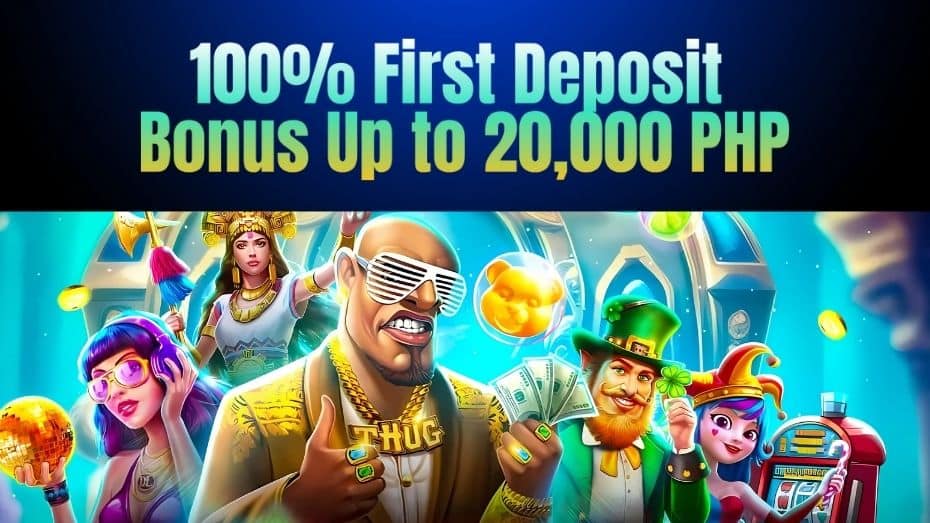 100% First Deposit Bonus Up to 20,000 PHP